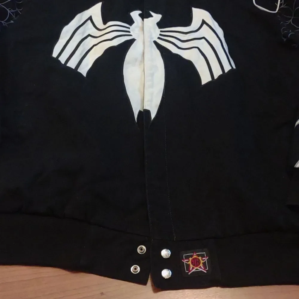 Man Spider man jacket JH design Marvel black and white size 4XL